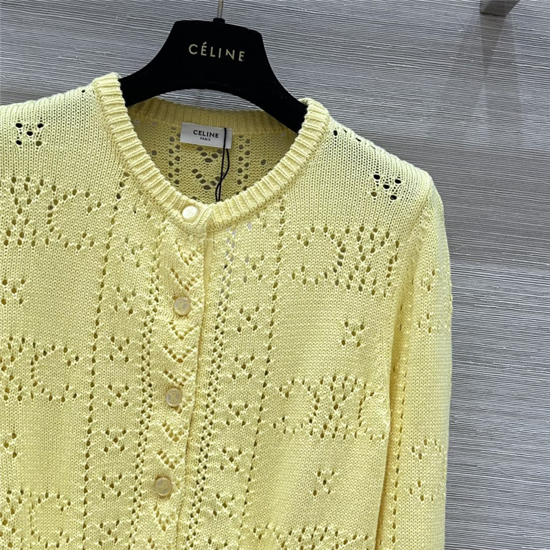 Ce1i*e arc de triomphe knitted cardigan replica clothes