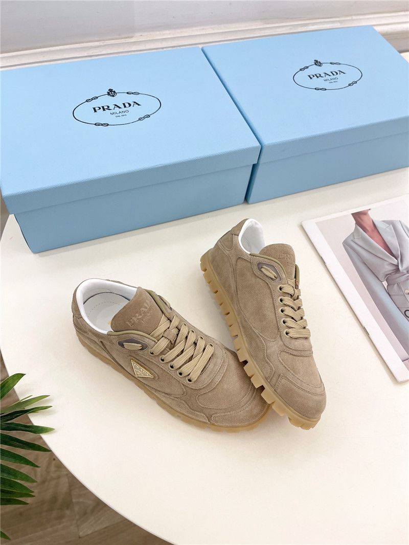 Pra*a faded suede sneakers