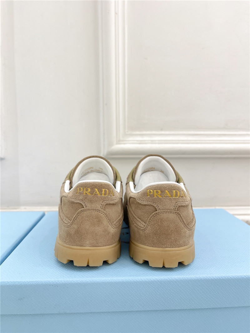 Pra*a faded suede sneakers