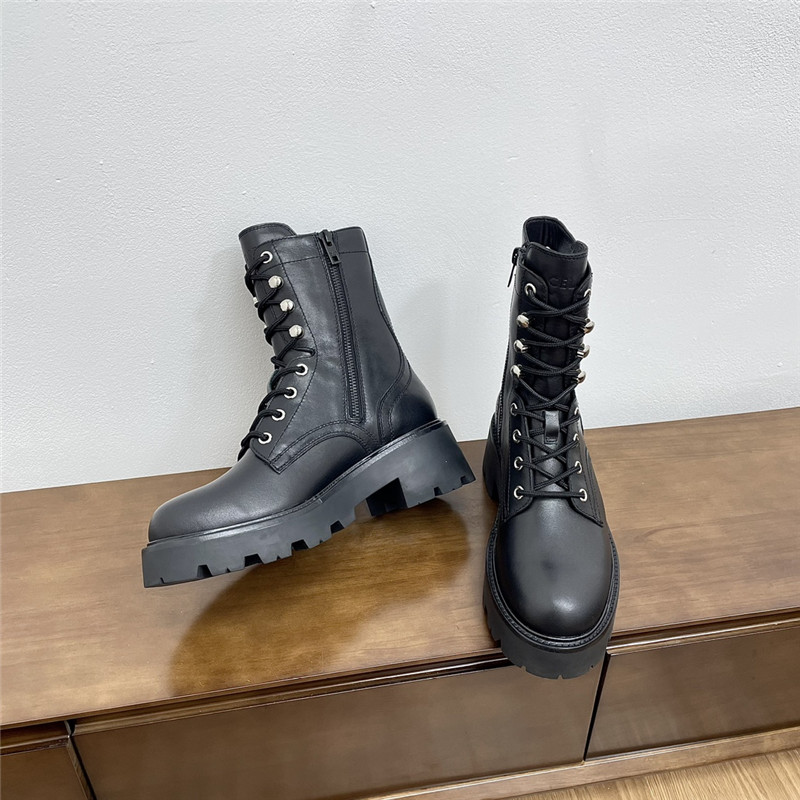 Ce1i*e black triomphe rangers lace-up boot
