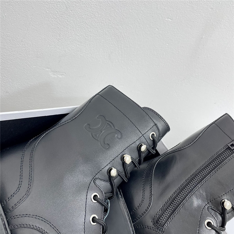 Ce1i*e black triomphe rangers lace-up boot