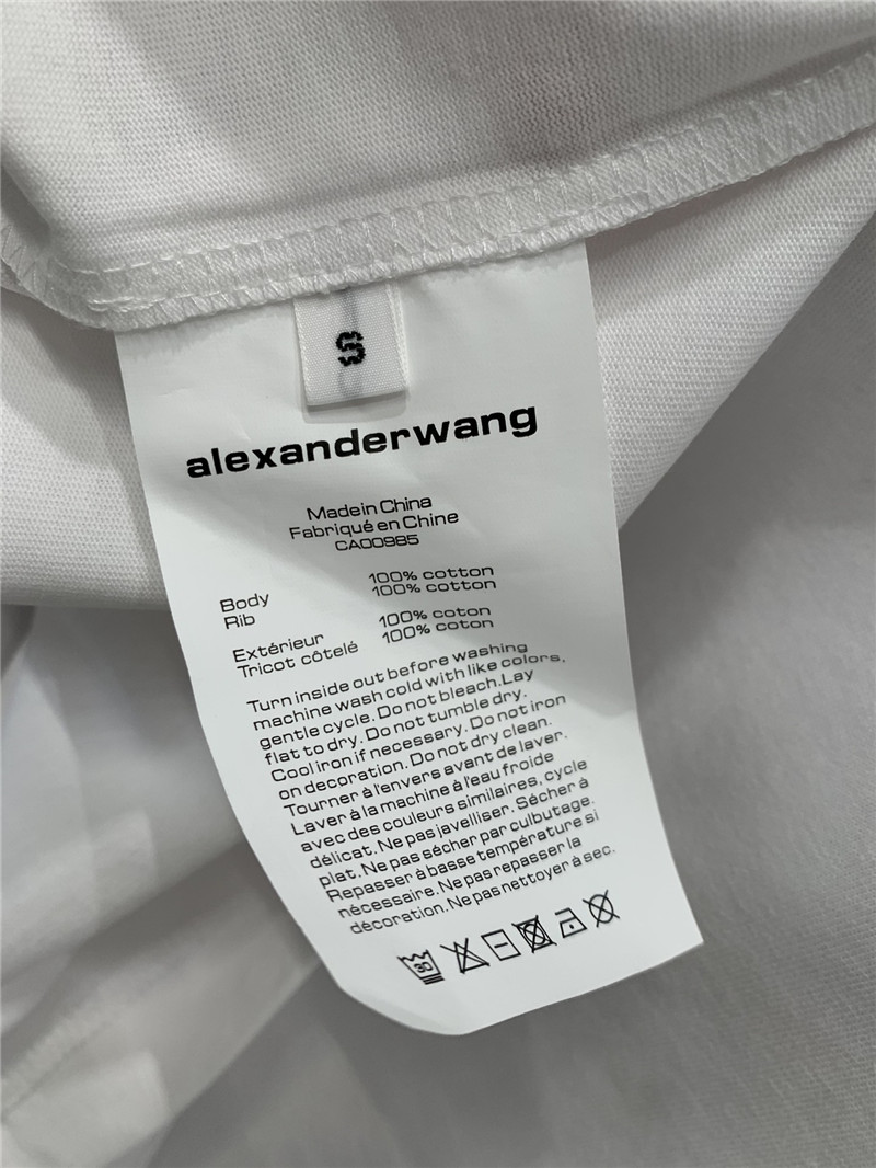 A1exa*der wang printed short sleeve t-shirt replica designer clothes