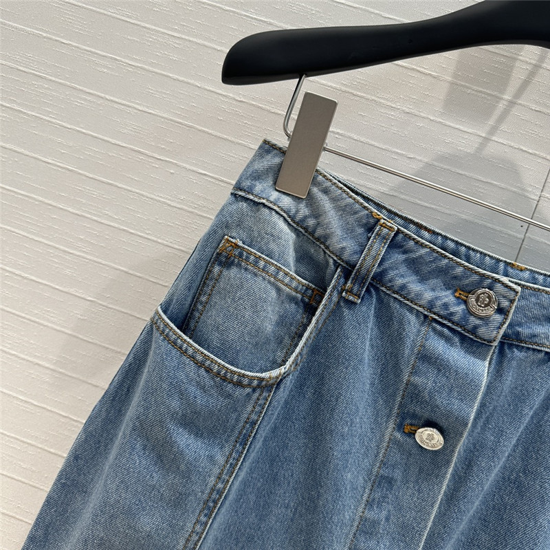 Moncler new denim long skirt replica clothes