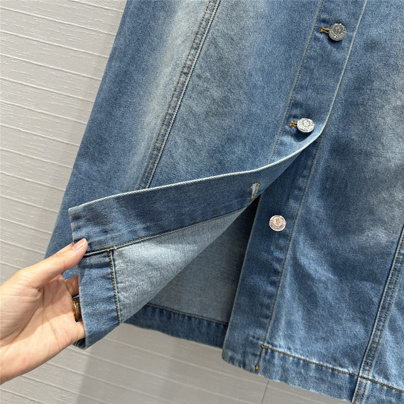 Moncler new denim long skirt replica clothes