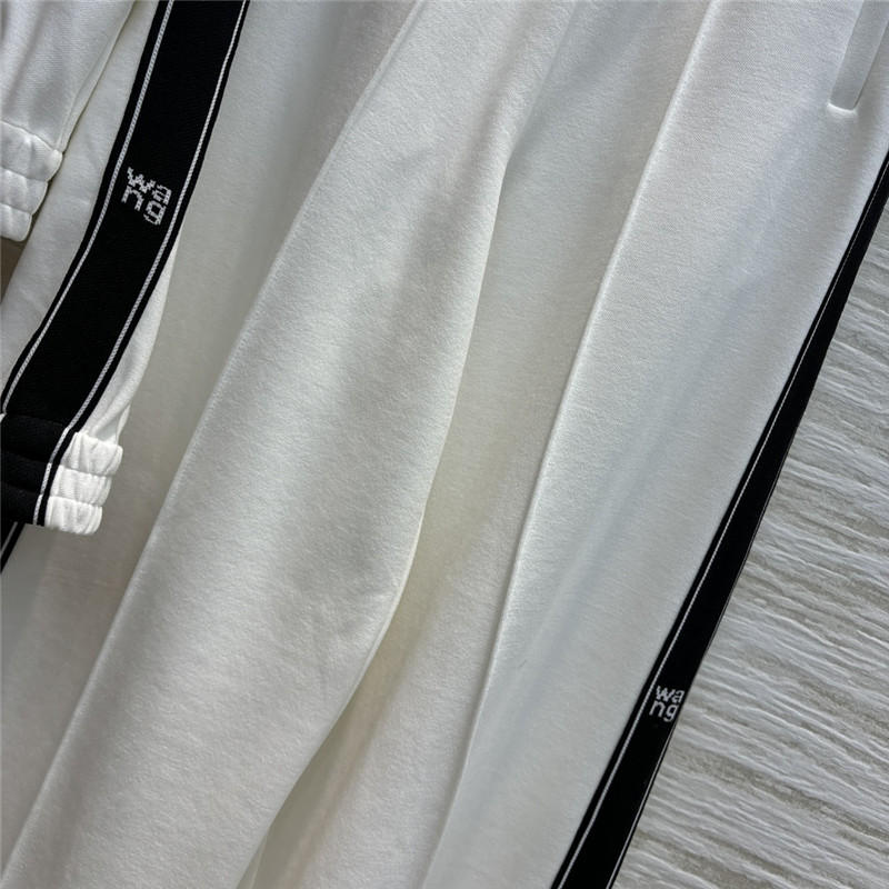 A1exa*der wang zipper sweatshirt + wide-leg pants set