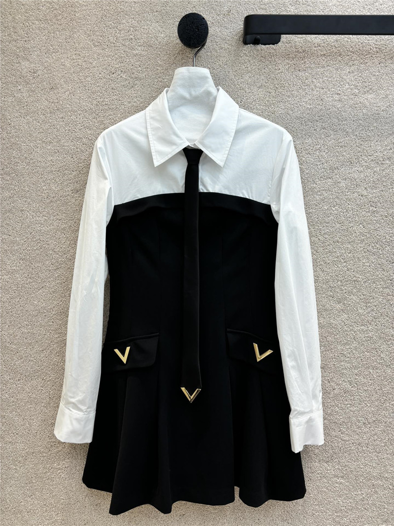 Va1e*ntin0 wrap chest pleated dress replica d&g clothing