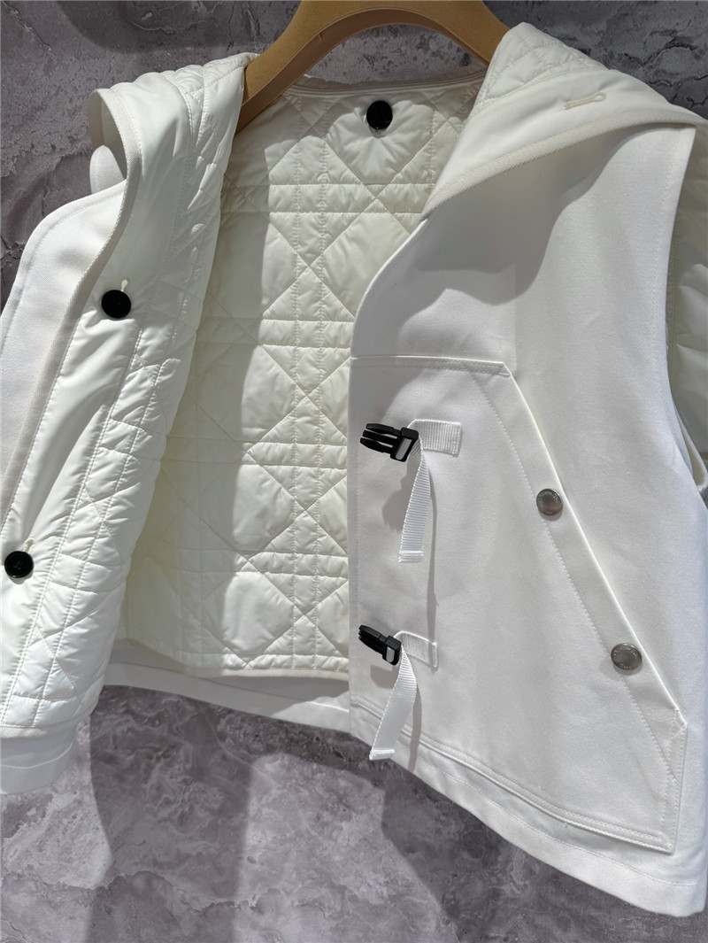 D10r navy collar padded vest replica d&g clothing