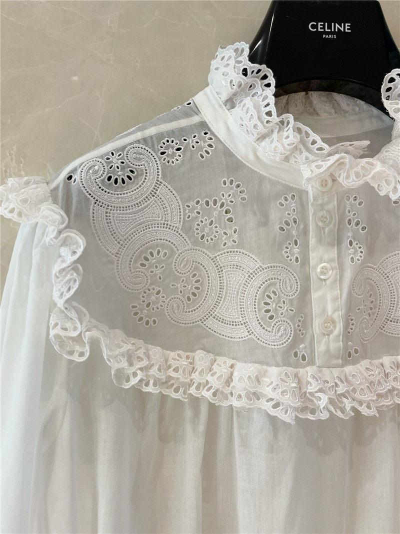 Ce1i*e lace collar shirt cheap replica designer clothes