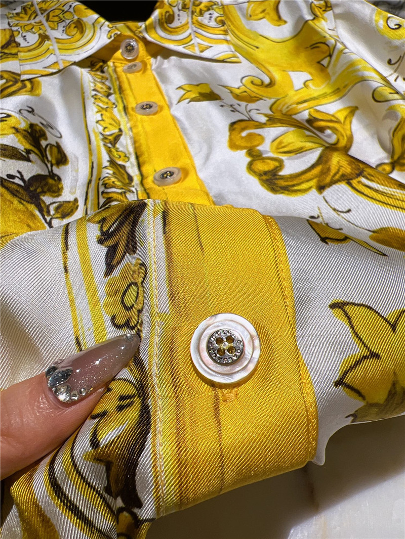 Dolce & Gabbana d&g silk positioning print dress replica clothes