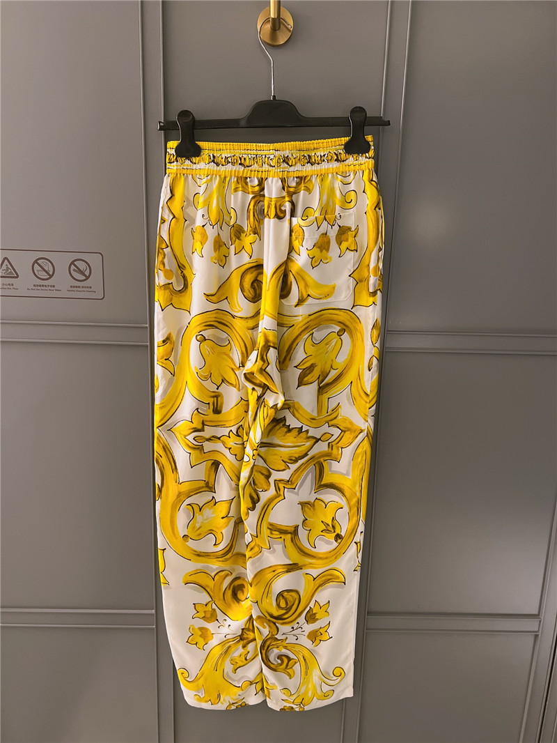 Dolce & Gabbana d&g silk pants replicas clothes