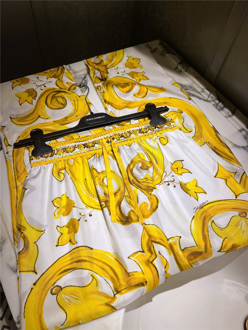 Dolce & Gabbana d&g silk pants replicas clothes