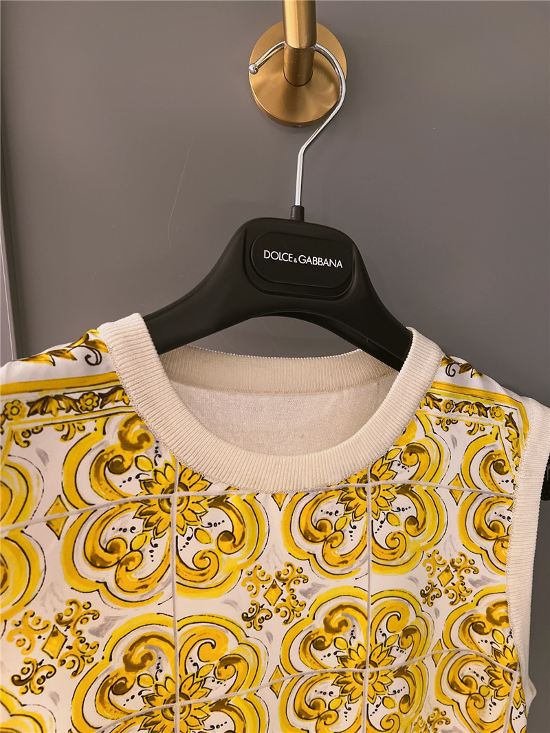 Dolce & Gabbana d&g silk two-piece replica clothing