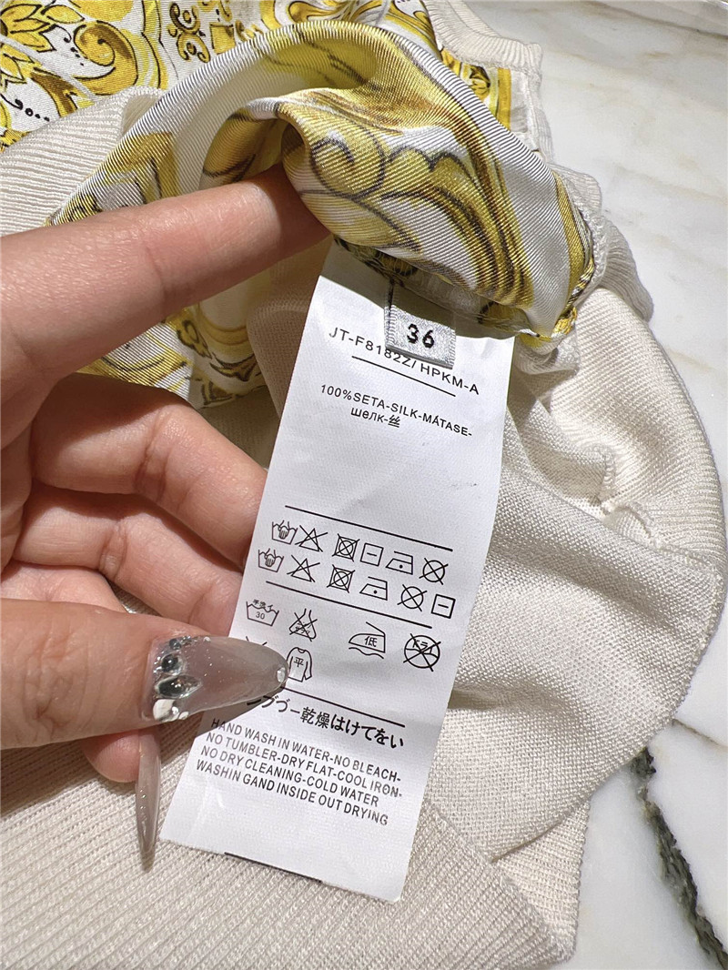 Dolce & Gabbana d&g silk two-piece replica clothing