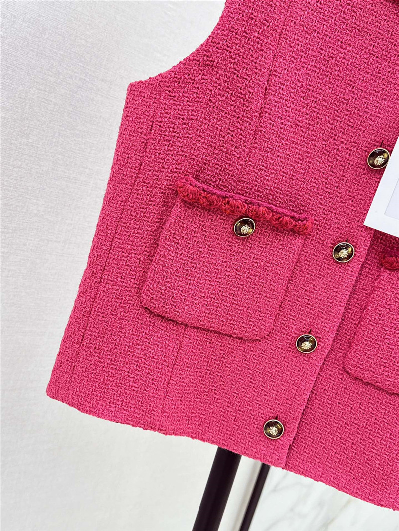 Ch**el new woven vest replica designer clothes