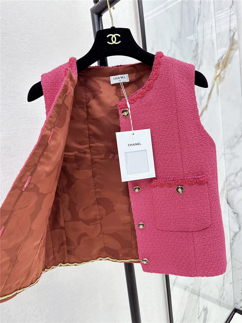 Ch**el new woven vest replica designer clothes