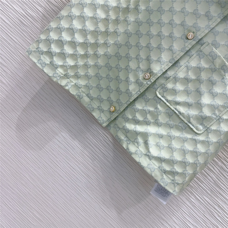 Gvc*1 jacquard fabric short-sleeved top replica d&g clothing