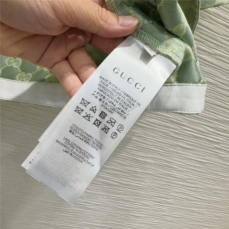 Gvc*1 jacquard fabric short-sleeved top replica d&g clothing