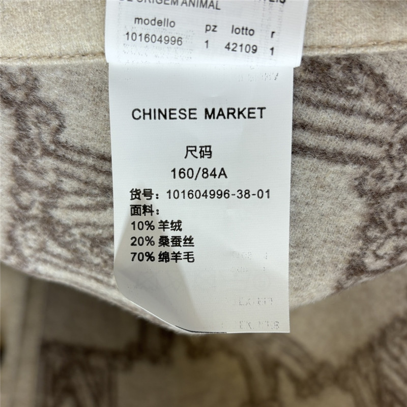 Vanitoo hooded short sheepskin cape coat replica clothes