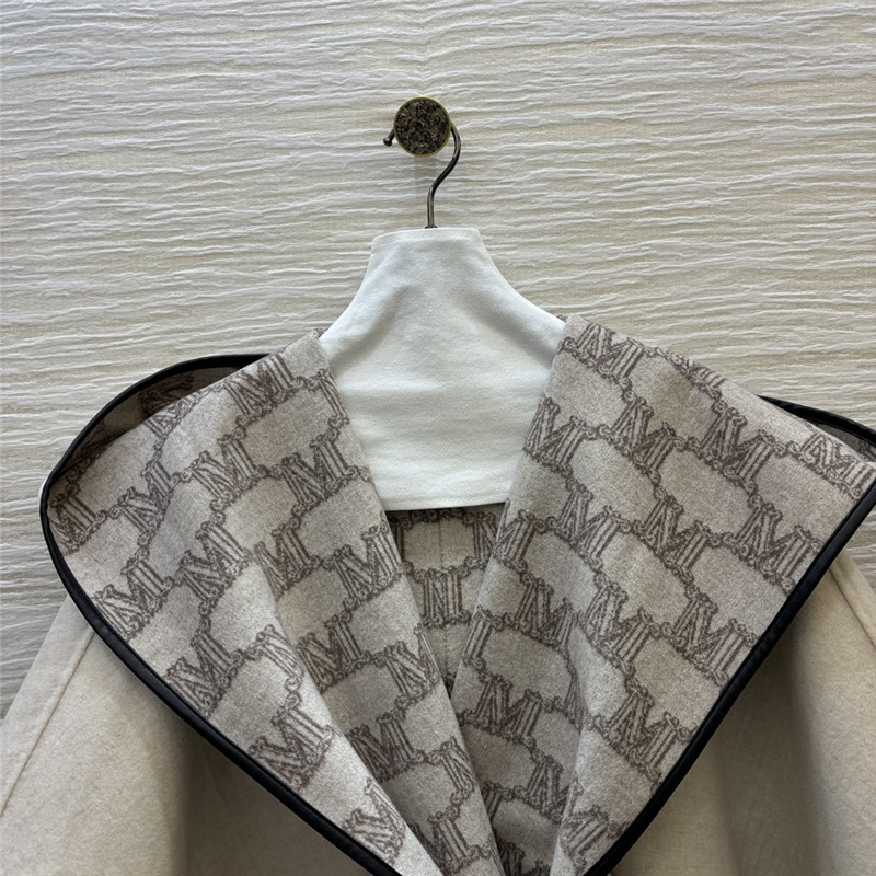 Vanitoo short sheepskin cape coat replica d&g clothing