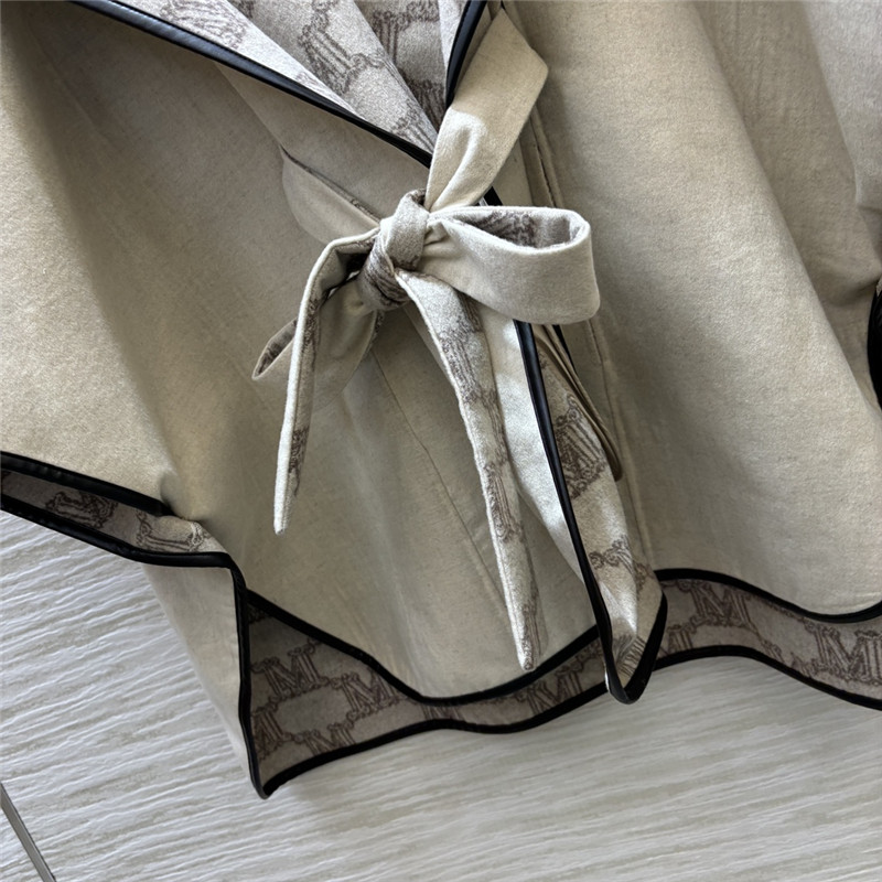 Vanitoo short sheepskin cape coat replica d&g clothing