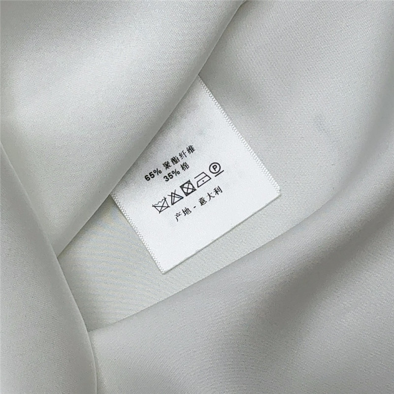 D10r pearl button ruffle shirt replica clothes