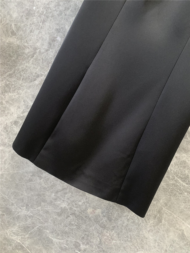 Va1e*ntin0 pearl decoration collar puff sleeve dress replicas clothes