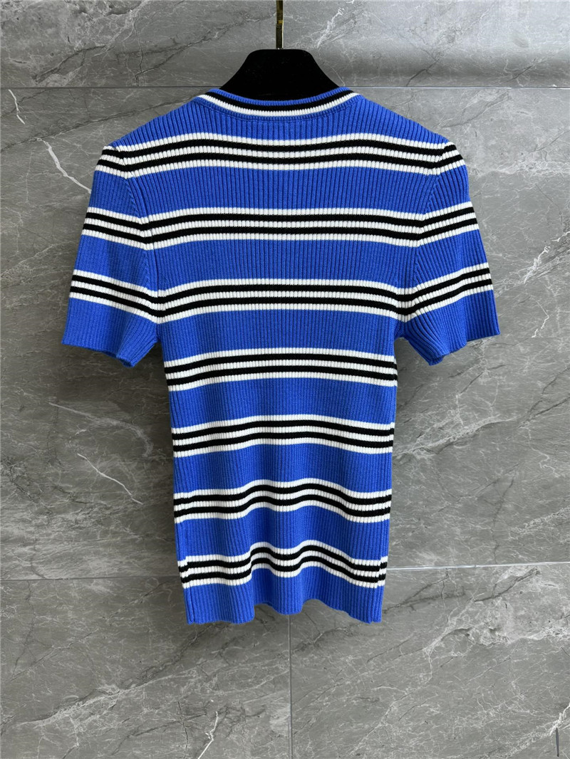 Ch**el striped short sleeve replica d&g clothing