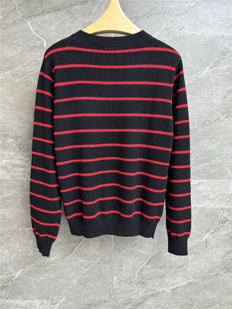 M1um1u contrast striped cardigan replica designer clothes