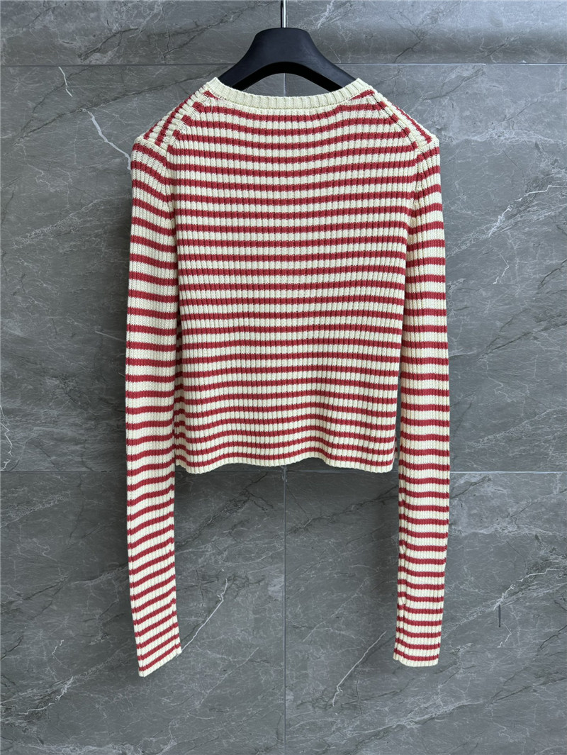 D10r striped knitted two-piece set replica d&g clothing