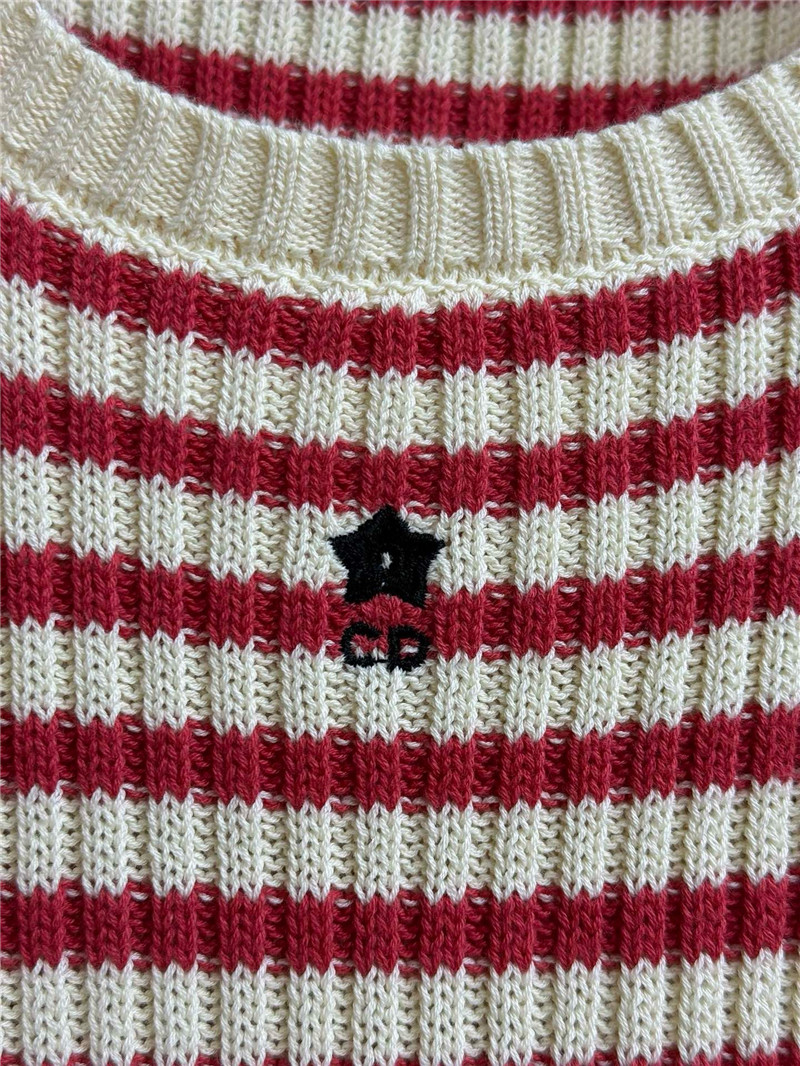 D10r striped knitted two-piece set replica d&g clothing