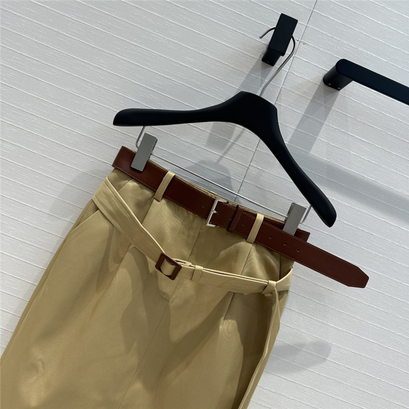 Pra*a temperament midi skirt replica designer clothes