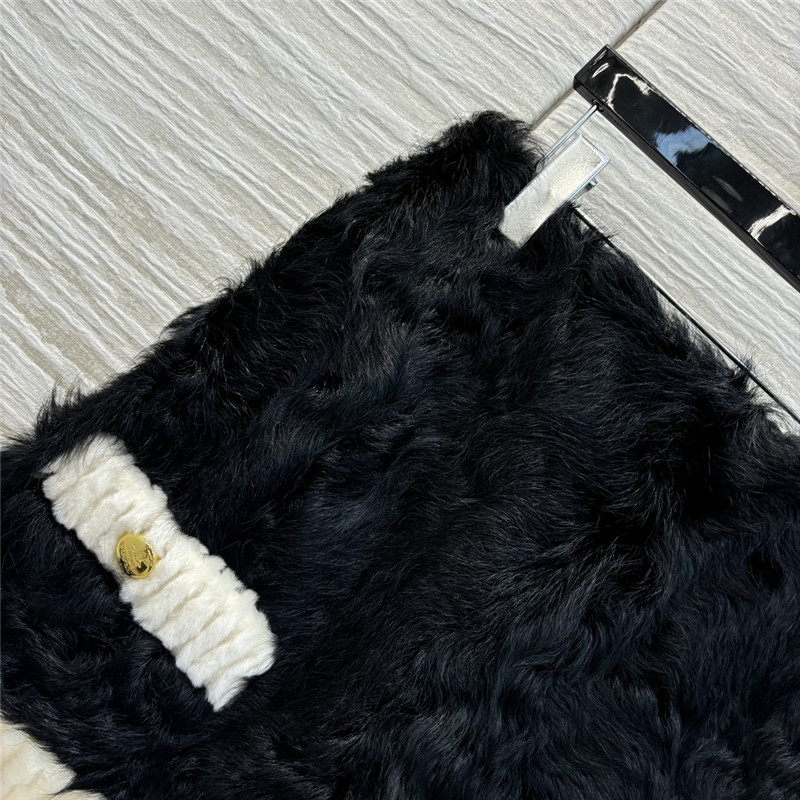 Pra*a french lambswool skirt replica designer clothes