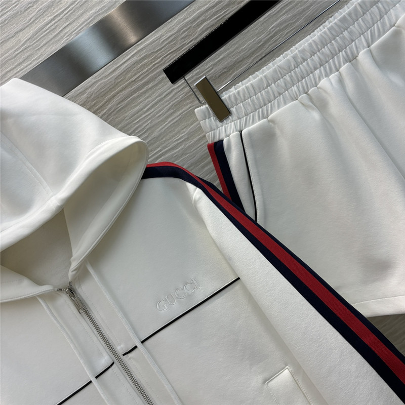 Gvc*1 ribbon stitching embroidered logo suit replica designer clothes