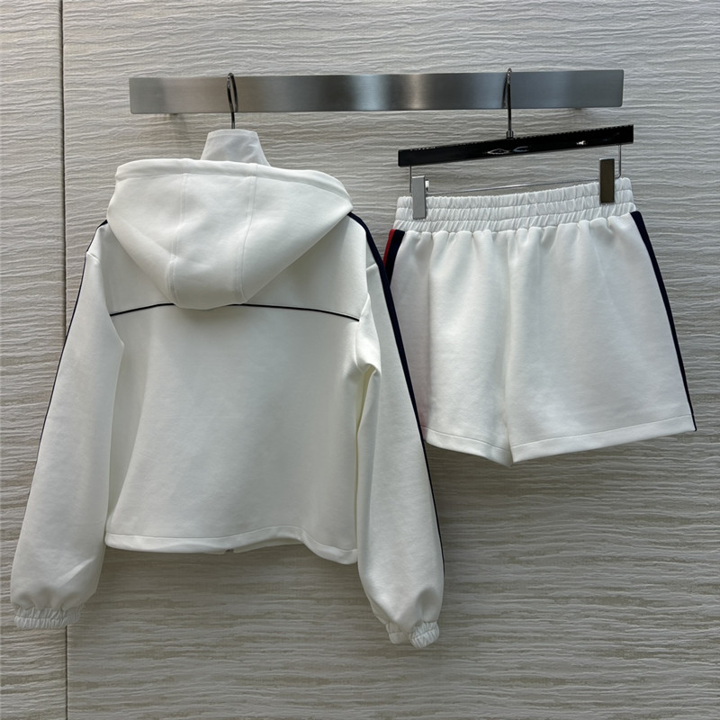 Gvc*1 ribbon stitching embroidered logo suit replica designer clothes