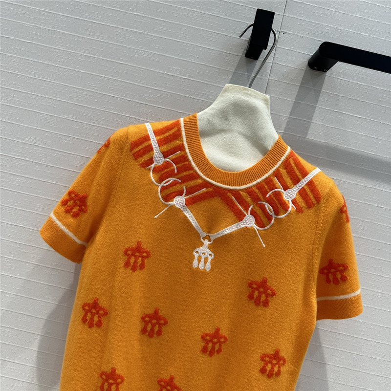 H**me5 cashmere short-sleeved sweater replicas clothes