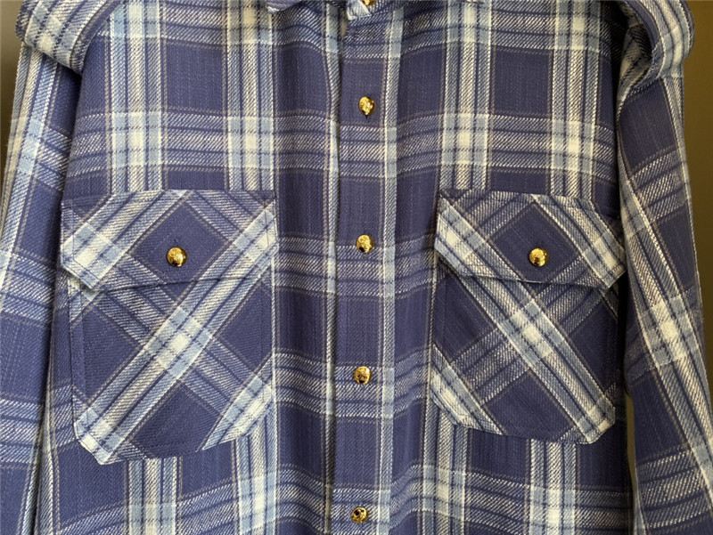 Ce1i*e blue check shirt replica d&g clothing