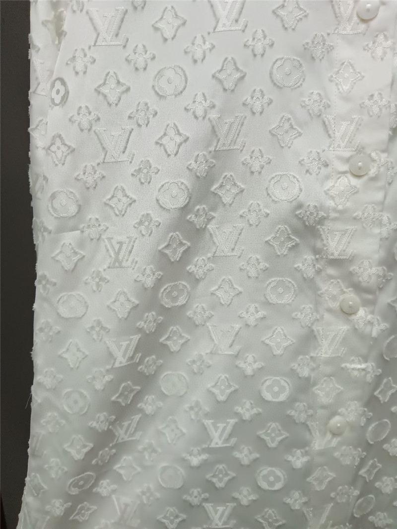 l0vis Vvtt0n lv logo print long sleeve shirt replicas clothes