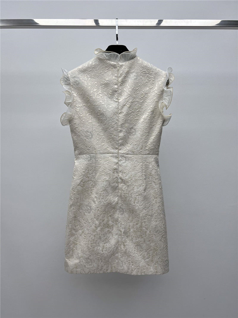 l0vis Vvtt0n lv ruffle jacquard dress replica clothes