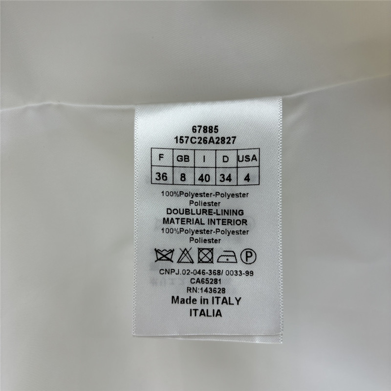 D10r elegant white dress replica clothing