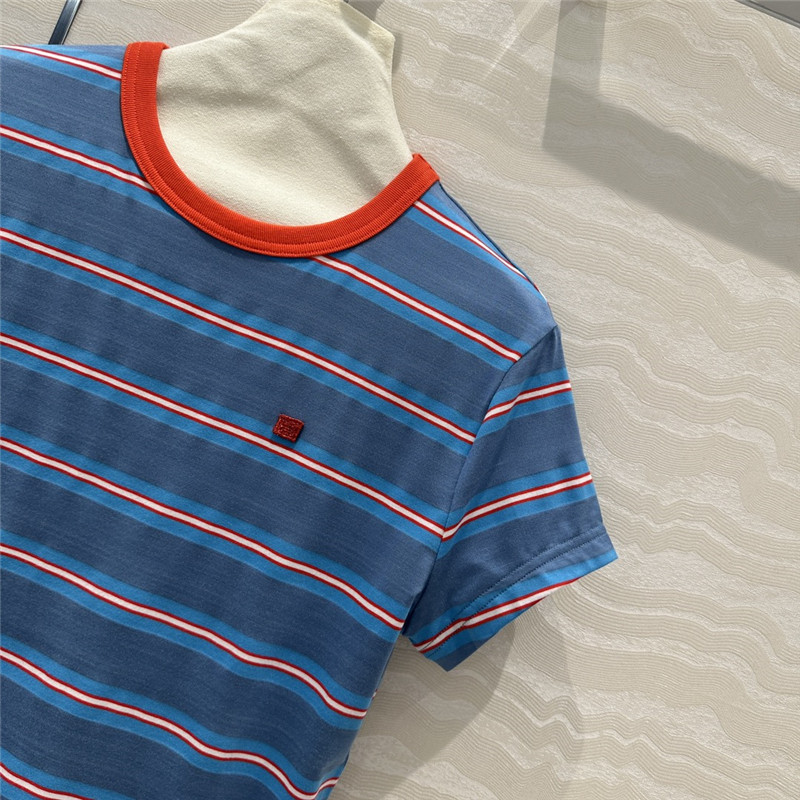 acne studios striped short-sleeved T-shirt replica d&g clothing
