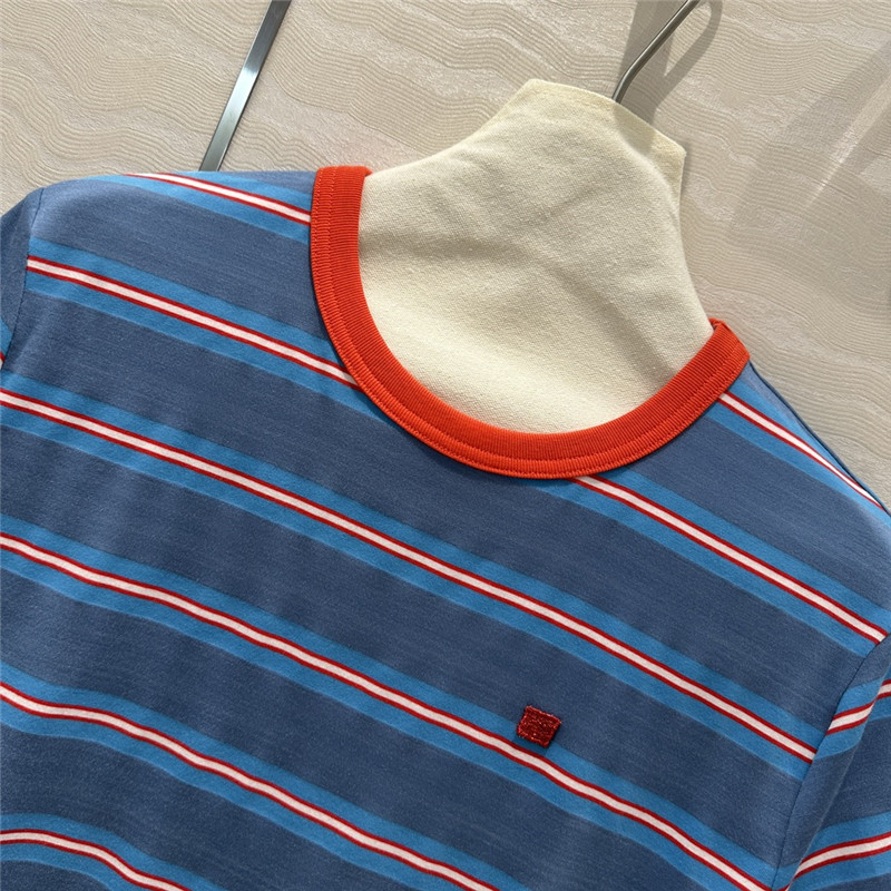 acne studios striped short-sleeved T-shirt replica d&g clothing