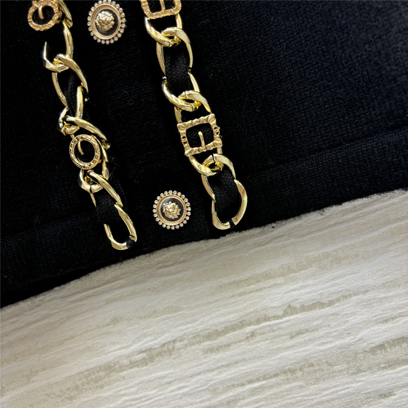 Ch**el chain trim vest replica designer clothes