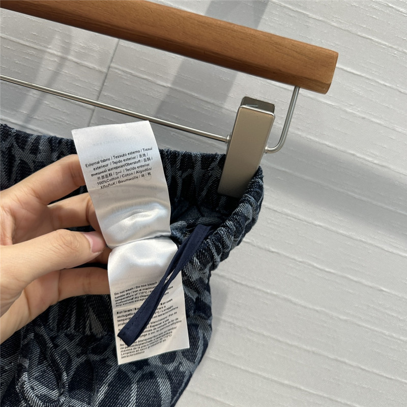 Va1e*ntin0 v jacquard denim long skirt replica clothing