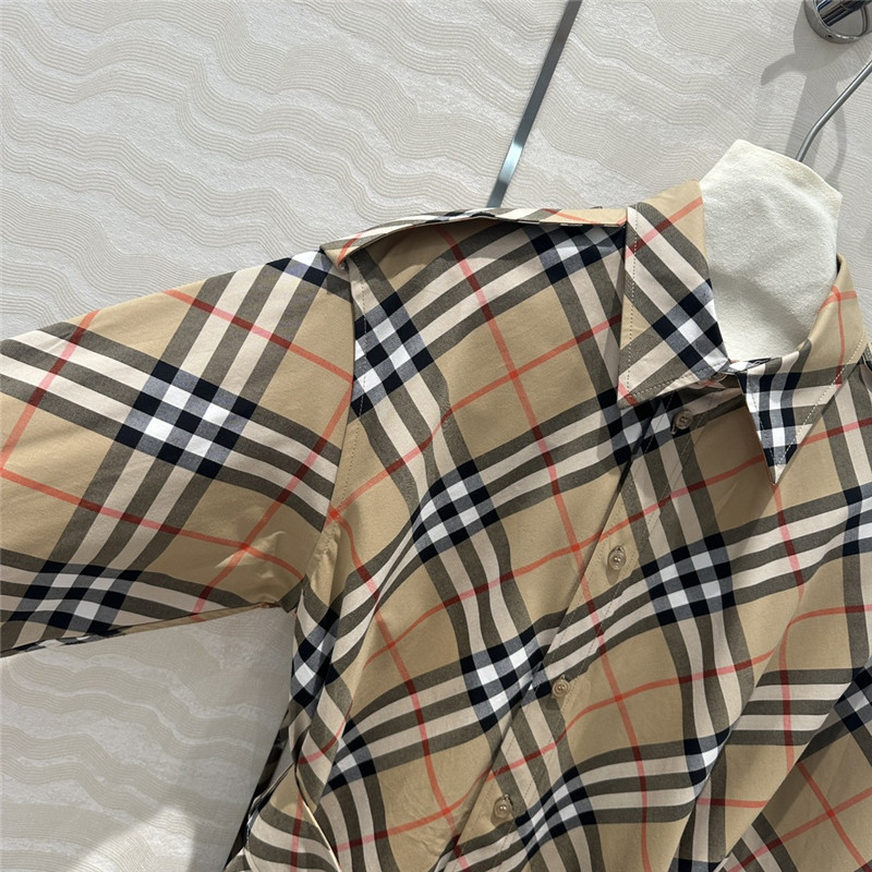 Bv*b*rry vintage check shirt dress replica d&g clothing