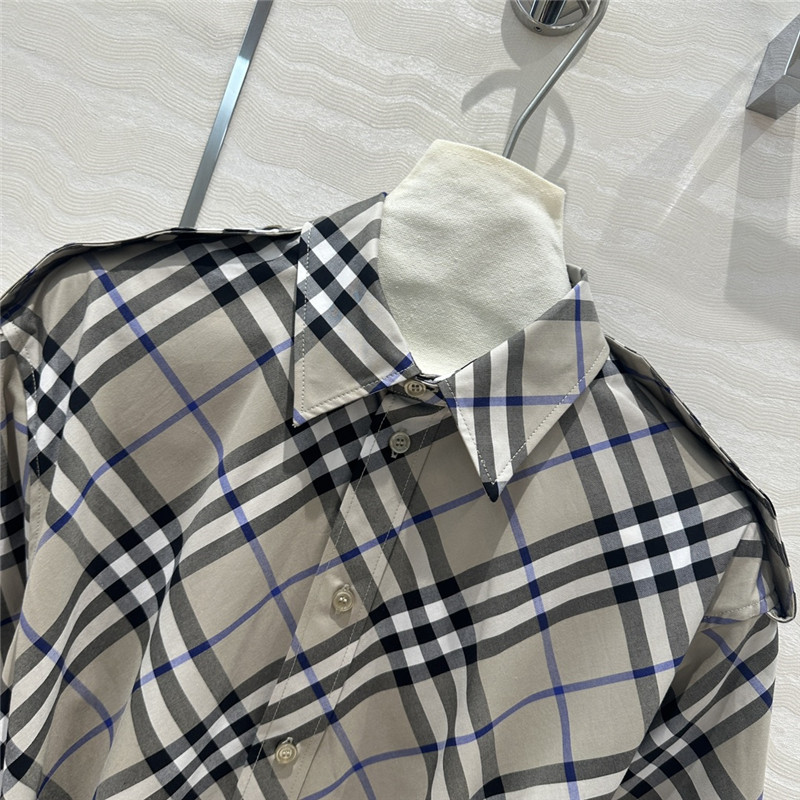 Bv*b*rry vintage check shirt dress replica d&g clothing