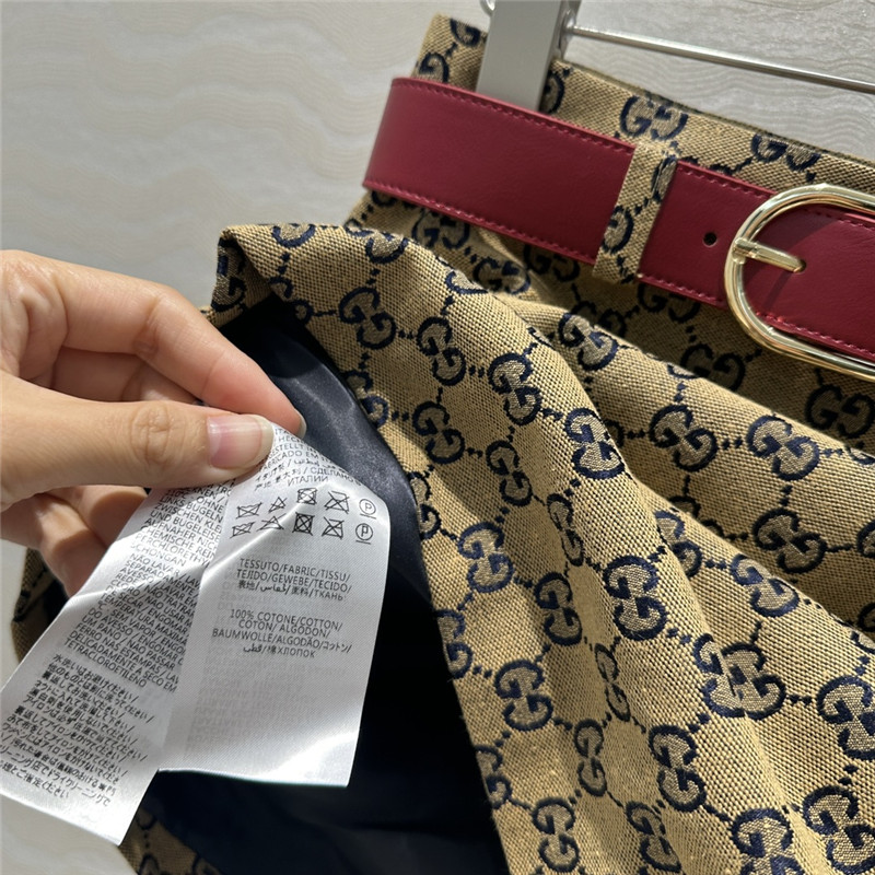 Gvc*1 old flower jacquard a-line mini skirt replica clothes