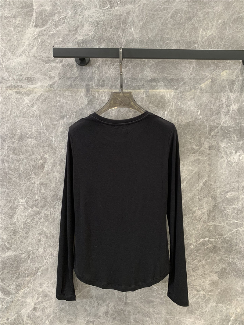 Ch**el long-sleeved t-shirt bottoming shirt replica clothes