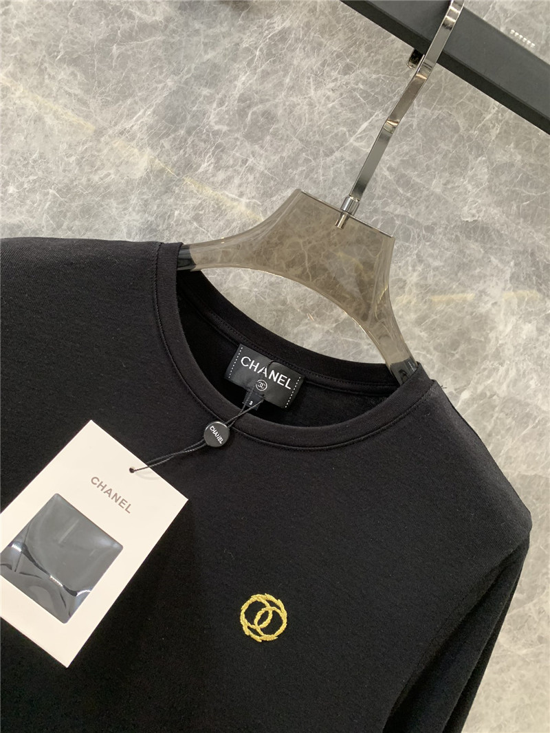 Ch**el long-sleeved t-shirt bottoming shirt replica clothes