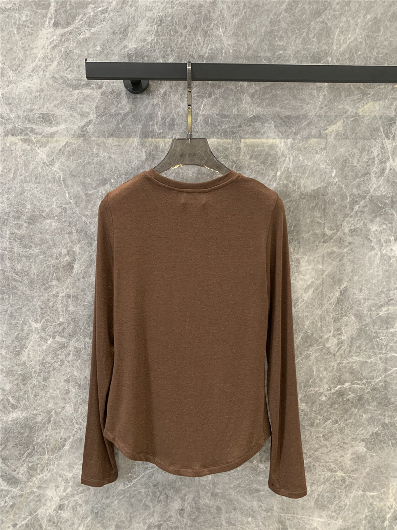Ch**el long-sleeved t-shirt bottoming shirt replica clothes