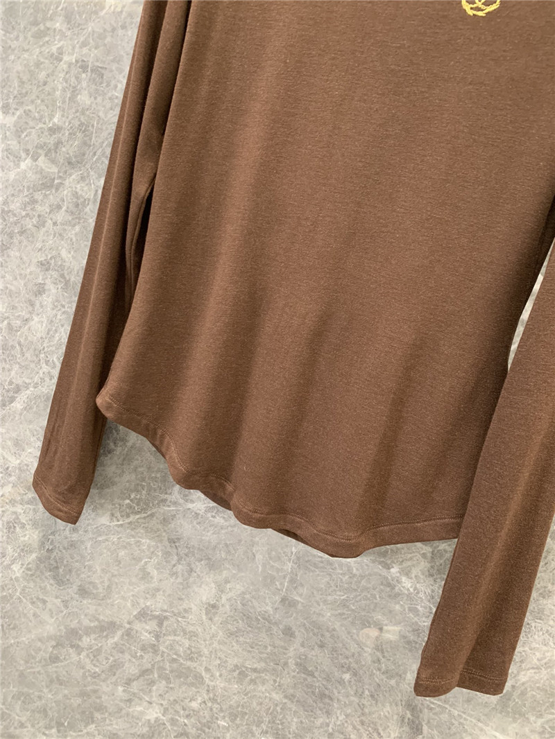 Ch**el long-sleeved t-shirt bottoming shirt replica clothes